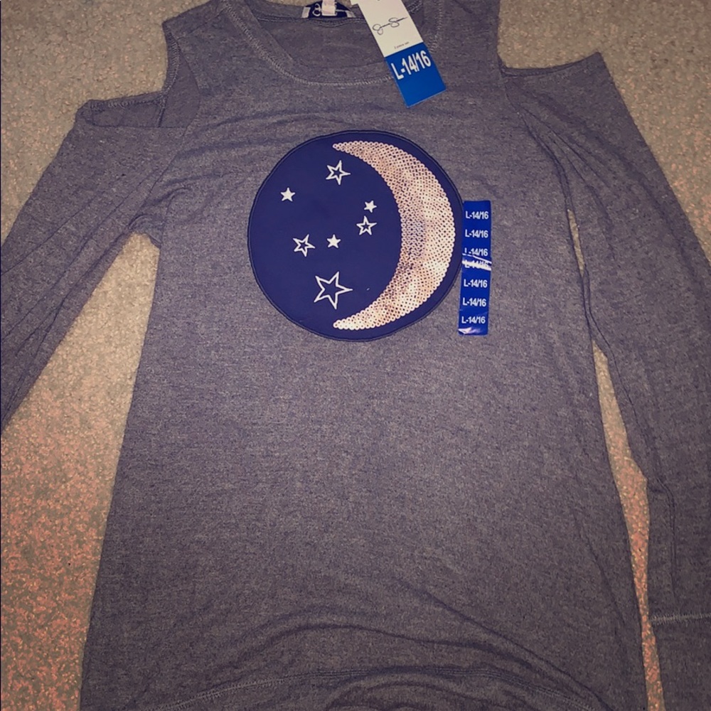 Girls moon and stars shirt